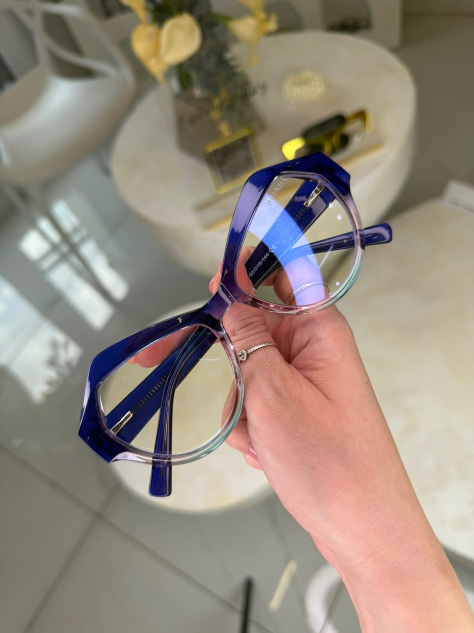 عینک طبی  زنانه  برند پرادا مدل PRADA 2159  || قابل سفارش با نمره چشم