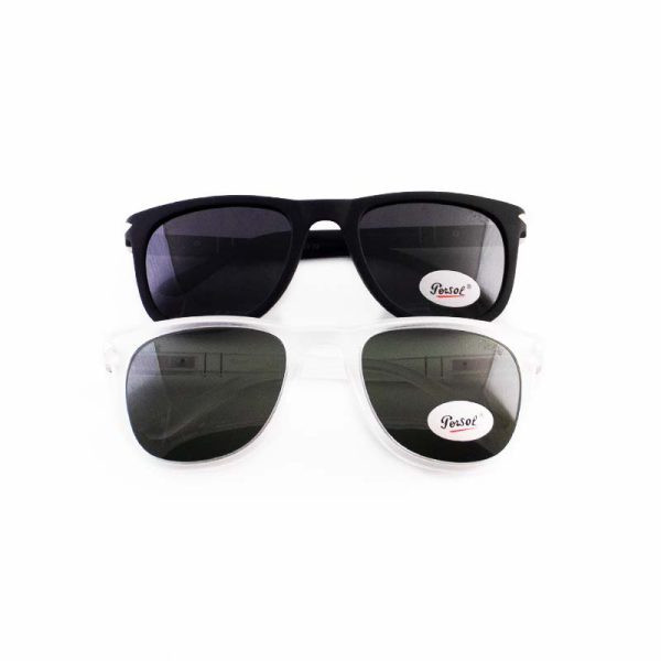 عینک آفتابی زنانه و مردانه پلاریزه برند پرسول Persol مدل p27681 ||تست مجازی روی چهره قبل از خرید||