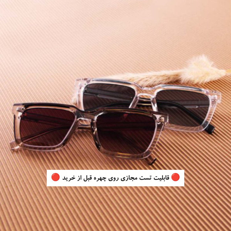 عینک آفتابی زنانه و مردانه پلاریزه برند پرادا مدل X33809||تست مجازی روی چهره قبل از خرید||