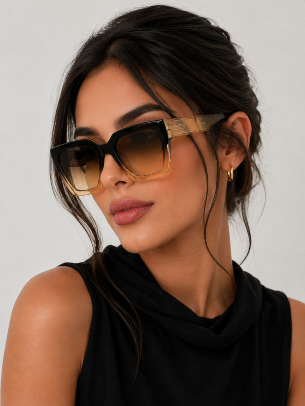 عینک آفتابی زنانه uv400 برند Skada ||تست مجازی روی چهره قبل از خرید||