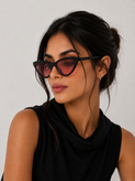 عینک آفتابی زنانه uv400 ||تست مجازی روی چهره قبل از خرید||