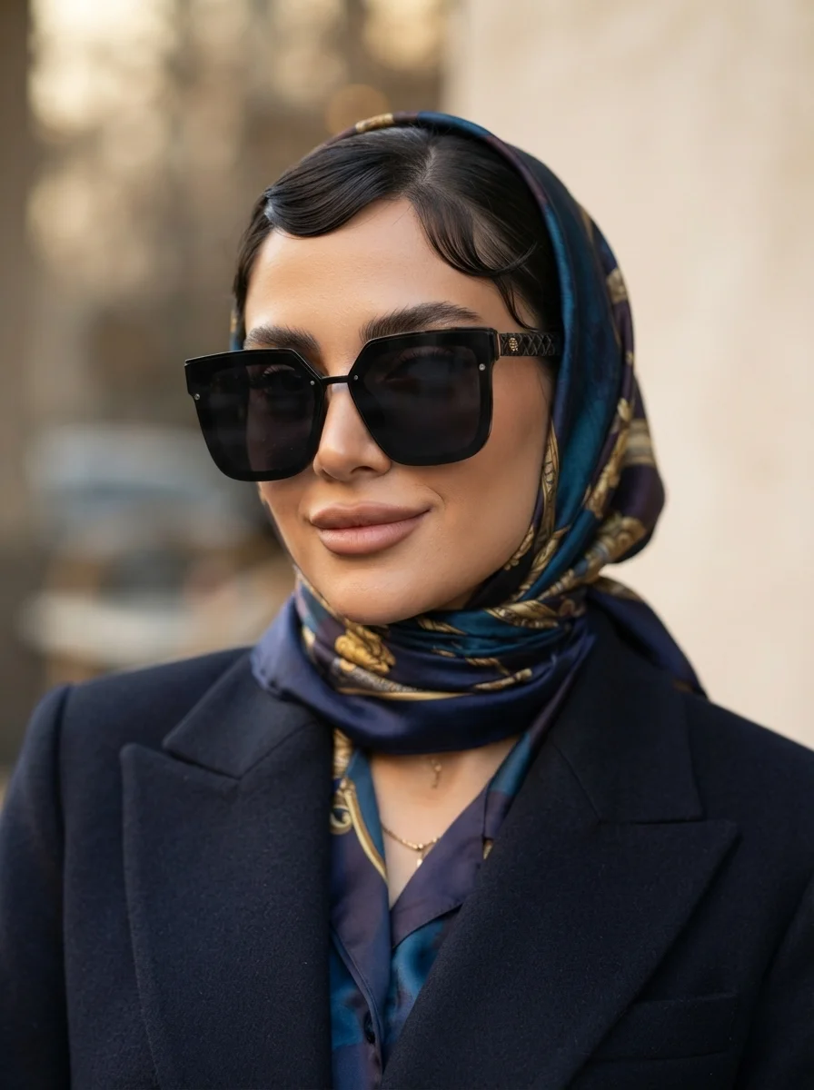 عینک آفتابی زنانه UV400 برند Gucci ||تست مجازی روی چهره قبل از خرید||