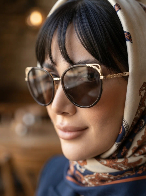 عینک آفتابی زنانه UV400 برند Gucci کد ۱۶۰ ||تست مجازی روی چهره قبل از خرید||