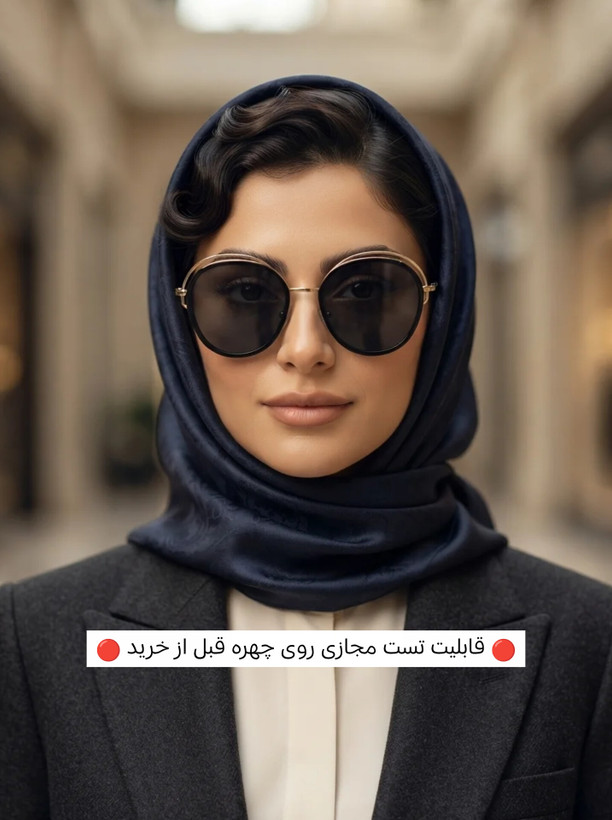 عینک آفتابی زنانه UV400 برند Gucci کد ۱۶۵||تست مجازی روی چهره قبل از خرید||