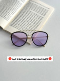 عینک آفتابی زنانه برند Gucci فریم فلزی یووی 400 کد ۲۱۵ ||تست مجازی روی چهره قبل از خرید||
